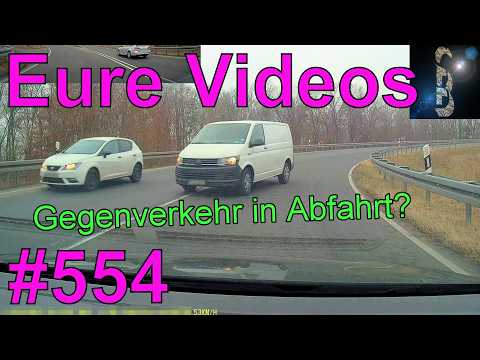 Eure Videos #554 - Dashcam - Fahrerflucht - Hupend über Rot - RoadRage auf Parkplatz wegen Kreisel