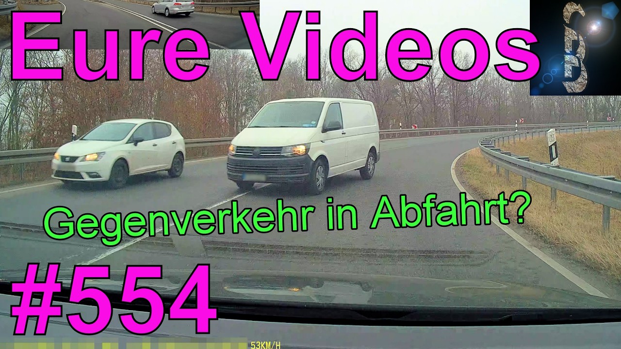 Eure Videos #554 - Dashcam - Fahrerflucht - Hupend über Rot - RoadRage auf Parkplatz wegen Kreisel