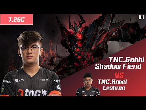 TNC.Gabbi ShadowFiend Midlane vs TNC Armel | Match Making Rank |Public game| 7.26C|PlayerPerspective