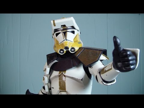 SideShow Collectibles (Militaries Of Star Wars) 1/6 Scale Clone Commander BLY Review