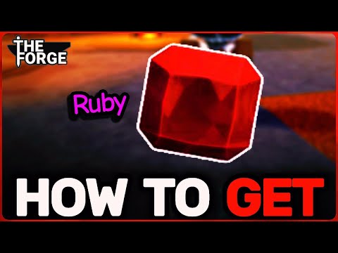 How To Get RUBY in THE FORGE! | Roblox