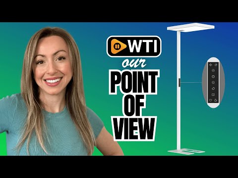 Eyelumia LED Floor Lamp - Eye Caring Standing Light with 10800LM Dimmable Dual Light Source - WTI product video review