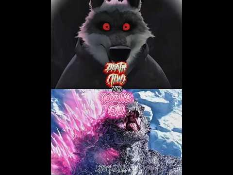 Godzilla (GXK) vs Death (TLW) |#godzillaxkongthenewempire #pussinbootsthelastwish