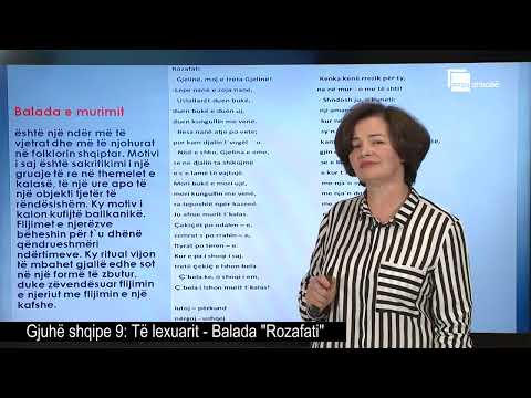 Të lexuarit - Balada Rozafati | Gjuhë shqipe 9