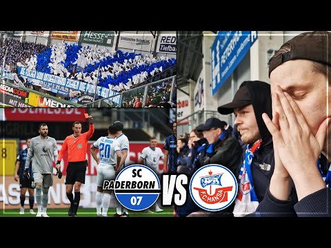 ABSTIEG KOMMT NÄHER + VAR CHAOS MIT ROTER KARTE... STADIONVLOG: Paderborn - Rostock | Stadion Vlog