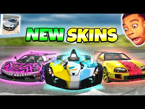 All New Car Skins😱| Extreme Car Driving Simulator New Update🔥|