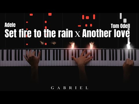 Set Fire To The Rain X Another Love (PIANO COVER)