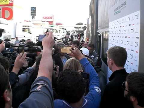 Michael Schumacher at F1 testings 2012 in Barcelona - Interview video