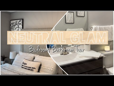 BEDROOM & BATHROOM TOUR | empty & furnished apartment room tour