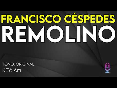Francisco Cespedes - Remolino - karaoke Instrumental