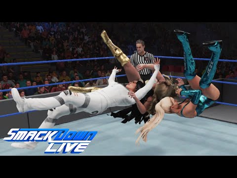 WWE 2K19 Charlotte Flair and Nikki Bella vs Tamina and Lana: January 8, 2019