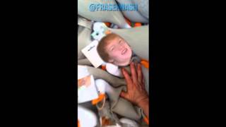 I pulled up to a red light, boy sings unwritten (Duck Army Version)