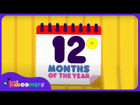 Months of the Year Song  | 12 Months of the Year Song for Kids | The Kiboomers