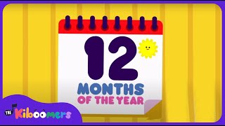 Months of the Year Song  | 12 Months of the Year Song for Kids | The Kiboomers