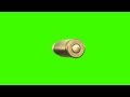 bullet is in flying in green screen 