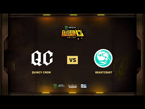 Quincy Crew vs Beastcoast, Monster Energy DOTA Summit 13: NA, bo2, game 1 [Mila & Adekvat]