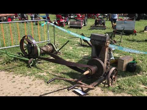 Stationärmotor Bernard mit Seilwinde