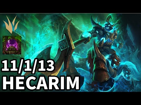 Hecarim Jungle vs Kindred - Ranked Grandmaster - Patch KR 12.17