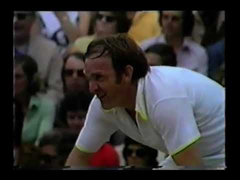 Arthur Ashe vs Tony Roche  1975 Wimbledon SF