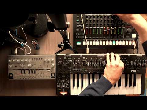 Behringer MS-1 & TD-3 - 90s Industrial Style Synth Jam