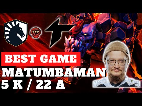 MATUMBAMAN LIFESTEALER POV | TEAM LIQUID VS THUNDER | LB GAME 3 | TI11 MAIN STAGE | How they play?