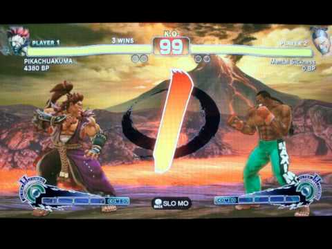 SSFIV ENDLESS BATTLE MATCH JR RODRIGUEZ ( AKUMA ) VS Mental Sickness ( DEEJAY ) ON XBOX 360 VIDEO 3