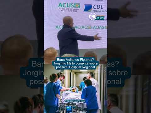 Piçarras ou Barra Velha? Governador comenta sobre a construção de hospital regional