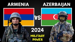 Armenia vs Azerbaijan Military Power Comparison 2024 | Azerbaijan vs Armenia Military Power 2024