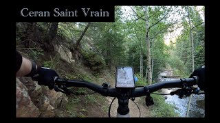 Ceran Saint Vrain Trail - creekside tech - Ward - Colorado