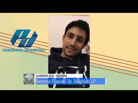 Retro- Sp Belgrano La Para Campeón en Reserva 2015