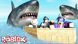 Roblox Adventures Be The Jaws Shark Attack In Roblox Sharkbite Alpha Free Online Games - megalodon shark bite roblox