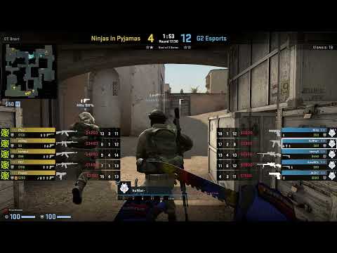 CS:GO POV Demo G2 huNter (27/14) vs NIP (de_dust2)