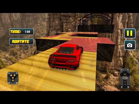 Impossible Crazy Car Stunts - Car Rush Racing Game Video