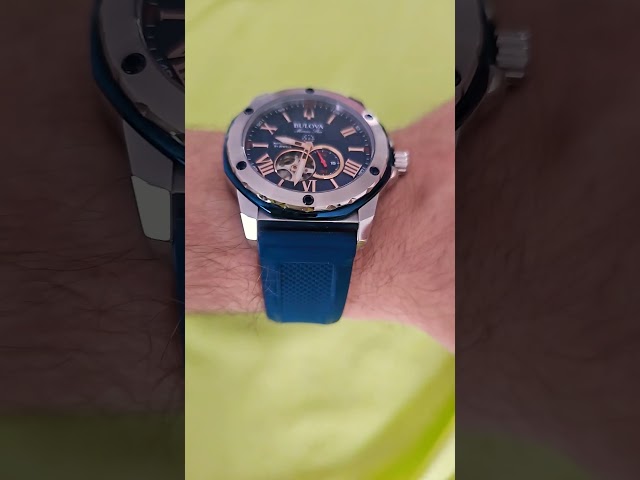 Vídeo relacionado con Analógico Modelo BULOVA SS Marine Star WR 100. Marca BULOVA