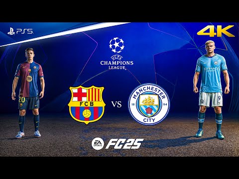 FC 25 - Barcelona vs. Manchester City Ft. Yamal, Haaland | UEFA Champions League Final | PS5™ [4K60]