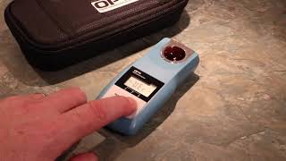 OPTi Digital Handheld Refractometer   How to set up & use
