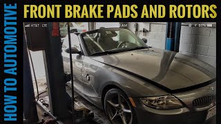 How to Replace Front Brake Pads and  Rotors on a 2008 BMW Z4