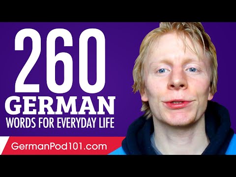 380 German Words for Everyday Life Basic Vocabulary 19