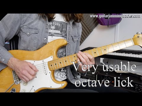 Lick Friday Week 189 - Really cool octave lick!  You will love it...