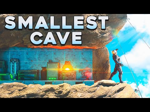 I Built in the World's Smallest Cave in ARK PvP...