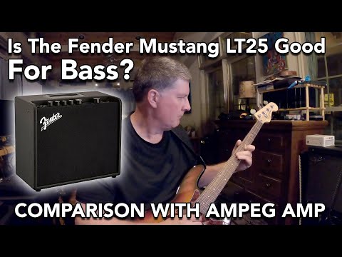 Playing Bass Through A Fender Mustang LT25