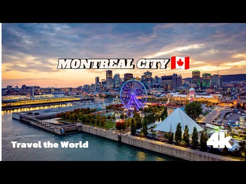 Montreal, Canada 🇨🇦 | Stunning 4K Aerial Tour of the City’s Beauty from Above