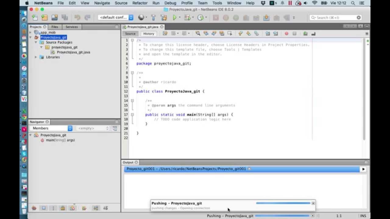 Github  y java parte 1 (Subir proyecto java)