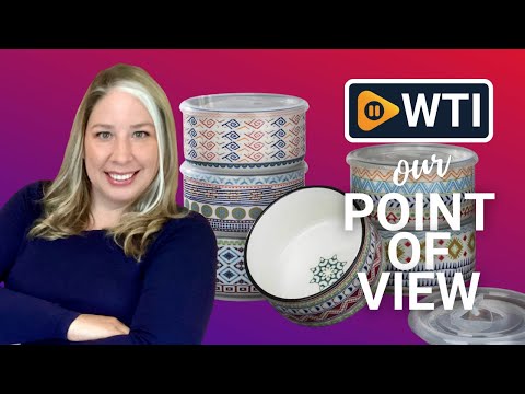 Signature Housewares 6-piece Stoneware Storage Bowls - WTI product video review
