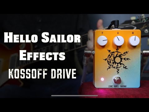 Hello Sailor Effects Kossoff Drive  Purple Burst Metallic image 7
