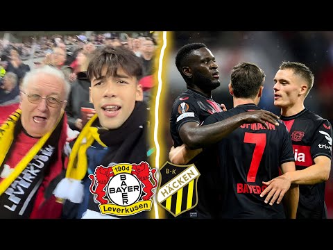 Easy win für Bayer04⚽️ Bayer Leverkusen - BK Häcken / Stadion Vlog