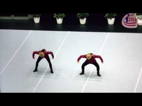 Double Hip Hop - Mitschel und Chrischtel bei der Europameisterschaft ECU in Wien/2016