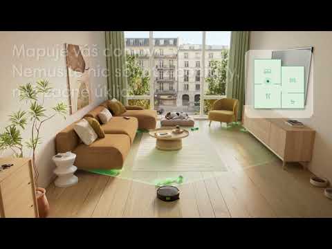 iRobot Roomba 115 Combo – robotický vysavač s mopem, výška 7,89 cm a navigace ClearView LiDAR