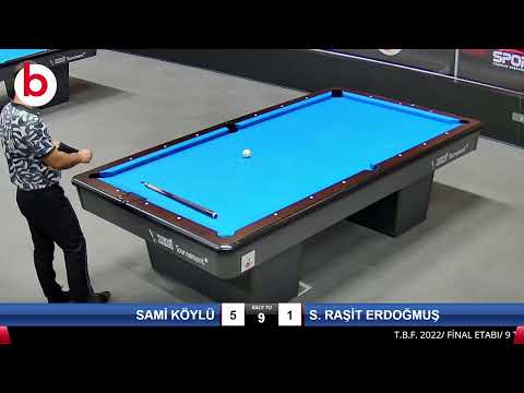 SAMİ KÖYLÜ & MUHAMMET RAŞİT ERDOĞMUŞ Bilardo Maçı - 