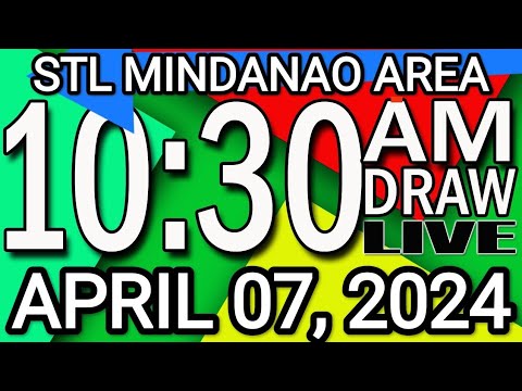 LIVE 10:30AM STL MINDANAO RESULT APRIL 07, 2024 #bukidnonswer3 #bukidnonswer4 #gensanswer3 #gensan